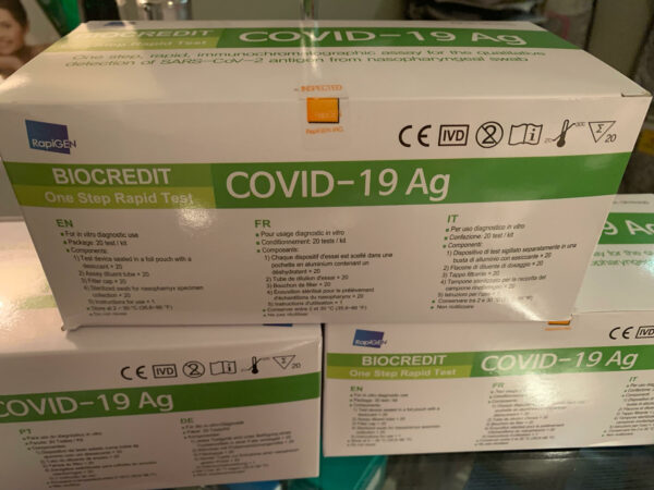 Covid-19 Biocredit One Step Rapid Test